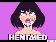 Japanese chick destroyed by hot russian redhead 16/16