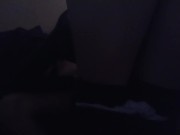 My stepsister sucks my dick while showing off her beautiful white ass 10/16