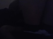 My stepsister sucks my dick while showing off her beautiful white ass 11/16