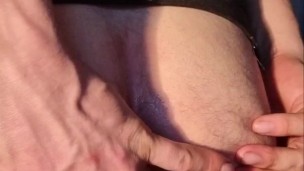 I fuck my ass hard and show gape