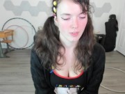 Brunette Fingering her Pussy and Dildo fucking 2/16