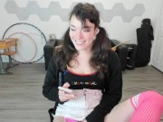 Brunette Fingering her Pussy and Dildo fucking 4/16