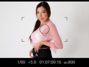 me pruebo medias y se me ve la vagina // detrás de camara