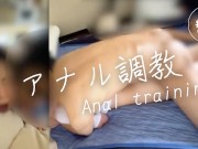 【旦那にアナル調教される妻】「××さんごめんなさい、お尻にちんこ挿れられてます…」中出し射精