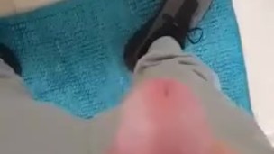 Straight British Chav Wank and Cum for Money 