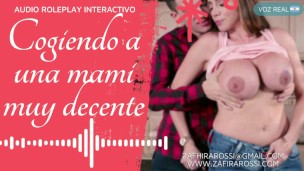 [DEMO] Mama decente caliente y excitada chupa pija y gime | Roleplay Interactivo | Audio Only
