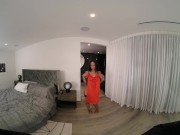 VR BANGERS Big ass black babe August Skye hardcore fucking in bed VR Porn 3/16