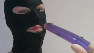 Double dildo deepthroat 