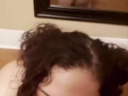 Asian Teen Girlfriend Deepthroating BBC Till Big Load on Her Tongue 14/16