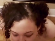 Asian Teen Girlfriend Deepthroating BBC Till Big Load on Her Tongue 3/16