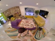 Busty redhead hottie rides your rock hard cock in virtual reality 15/16