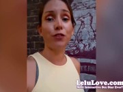 Watch me squeeze my big boobs & show off new nails, JOI naughty talk, behind the scenes planning our anniversary - Lelu Love 12/16