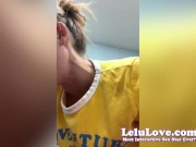 Watch me squeeze my big boobs & show off new nails, JOI naughty talk, behind the scenes planning our anniversary - Lelu Love 2/16