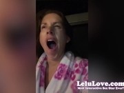 Watch me squeeze my big boobs & show off new nails, JOI naughty talk, behind the scenes planning our anniversary - Lelu Love 3/16