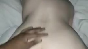 Daddy teaching babygirl how to take bbc