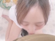 （顔射）乳首いじめたら思ったより〇〇かった♡どろっどろ精子で放心状態(イラマチオ)젖꼭지를 꼬집는 일본 여자 14/16