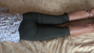 I agreed to let my stepson jerk off while filming me and that turned me on