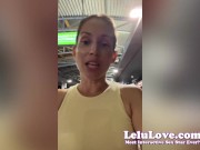 Teasing & denying you in between behind the scenes adventure clips & finally spreading wide closeups JOI - Lelu Love 2/16