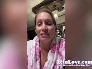 Teasing & denying you in between behind the scenes adventure clips & finally spreading wide closeups JOI - Lelu Love 5/16