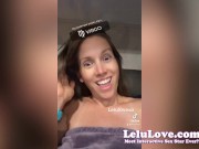 Teasing & denying you in between behind the scenes adventure clips & finally spreading wide closeups JOI - Lelu Love 7/16