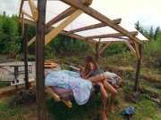 Sex in a swinging pergola - RosenlundX - 4K 12/16