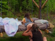 Sex in a swinging pergola - RosenlundX - 4K 4/16