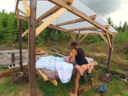 Sex in a swinging pergola - RosenlundX - 4K 6/16