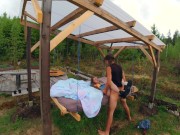 Sex in a swinging pergola - RosenlundX - 4K 7/16