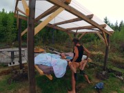 Sex in a swinging pergola - RosenlundX - 4K 9/16