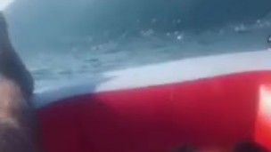 Risky jerking off in the middle of the see with boats passing by... almost got caught!! 