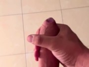 Jerking off after training…