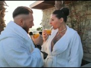 Fucked on the street in the trunk of the car 6/16