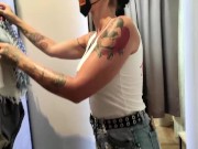 She tries on some clothes she has the covid and then she sucks a dick 1/16