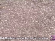 Cute Blonde Shows Her Tight Pussy Around Tampa 11/16