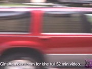 Cute Blonde Shows Her Tight Pussy Around Tampa 2/16