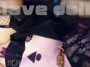 極太馬並みディルドで逝き狂い…そのままイラマで…ブヨブヨになったマゾ穴から具を露出させ白いヨダレを垂らす… 13/16