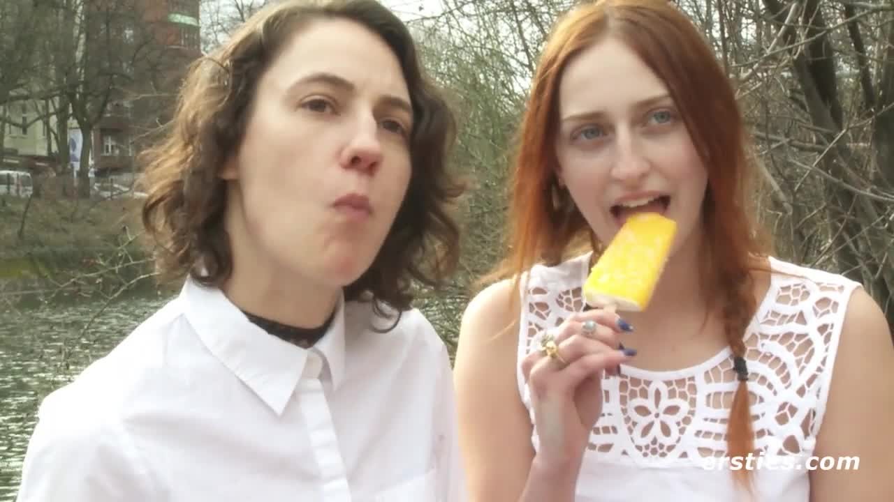 Ersties: Lesbian Babes Ride a Double Dong - Free Sex Video - RedTube