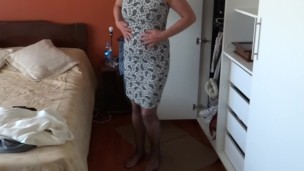 I dress to go to the motel with my boss and my husband records me