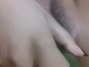 Masturbandome con un gran y rico pepino - Screenshot 1 of 16 - Masturbation