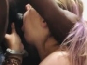 Throat fucking sexy blonde pawg! She lets me do ANYTHING I want to her!☺️ 15/16