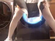 Maid finds work in laundry room