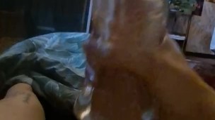 Teen Tries Fleshligt For The First Time, HUGE CUMSHOT