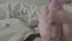 College Teen Masturbating his Big Cock