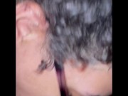 Lightskin Ebony with Glasses Loves Sucking That BBC Till She Get That Nut 13/16