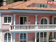 A Hot Girl Knows - Horny Babes Carolina Abril & Anastasia Brokelyn Toying Each Other For Pleasure 1/16