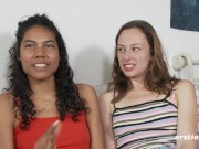 Ersties: Amateur Babes Rub & Lick Each Other's Pussy 7/16