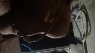 Sean gets a full bag enema in the dungeoun shower