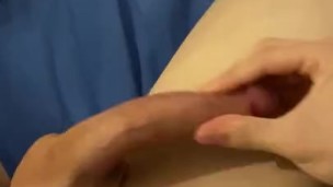 Very quick hot summer cumshot! 