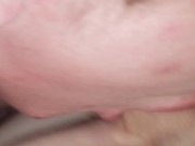 Quick deepthroat I just wanted to tast him and gag on his cock 13/16