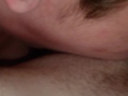 Quick deepthroat I just wanted to tast him and gag on his cock 7/16